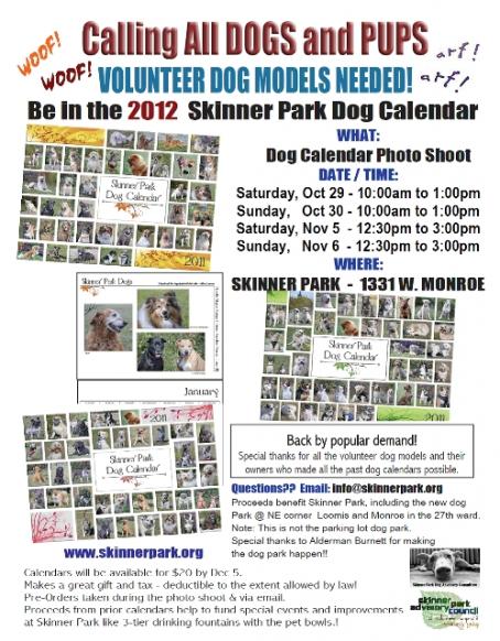 Dog Calendar Flyer 2012