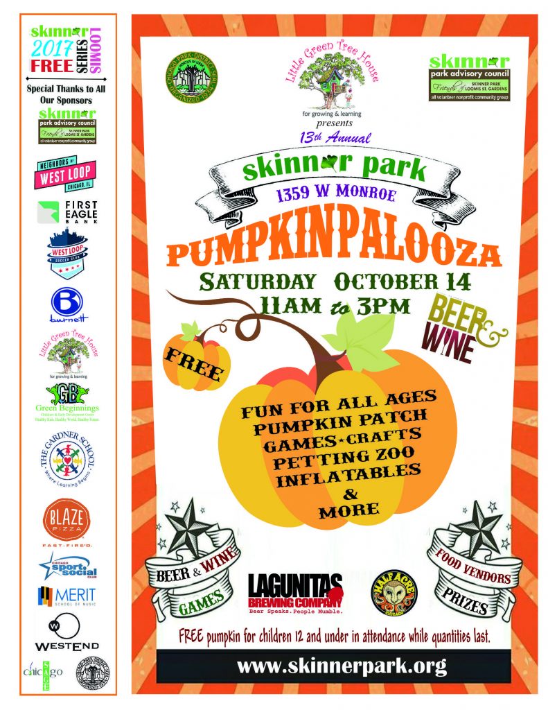 Skinner Park Pumpkinpalooza - Sat.,Oct. 14, 11a - 3p